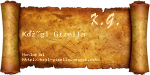 Kégl Gizella névjegykártya
